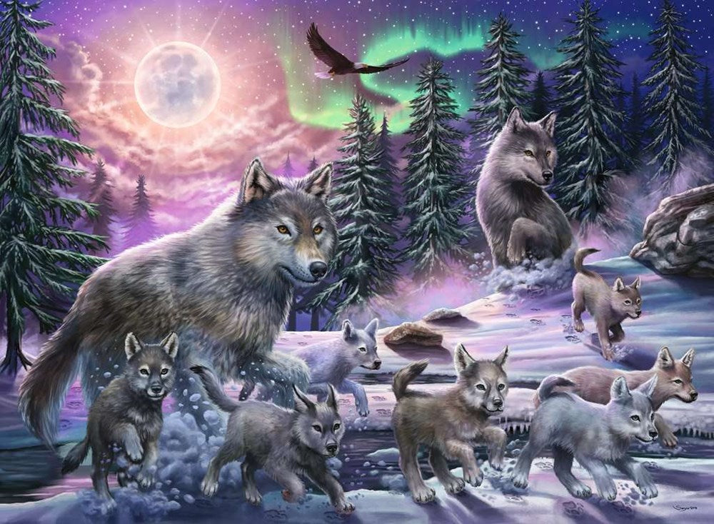 150pc Northern Wolves