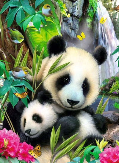 300pc Cuddling Pandas Puzzle