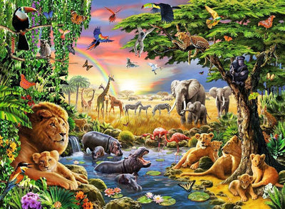 300pc At the Watering Hole Puzzle