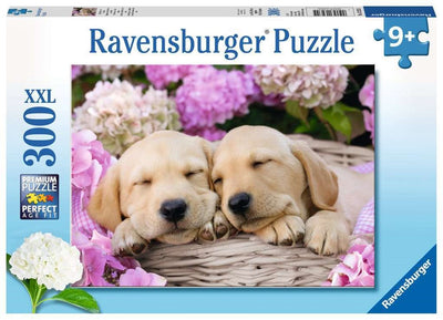 300pc Sweet Dogs in a Basket Puzzle