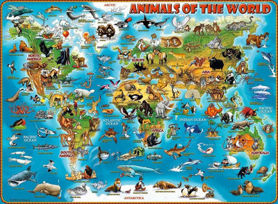 300pc Animals of the World
