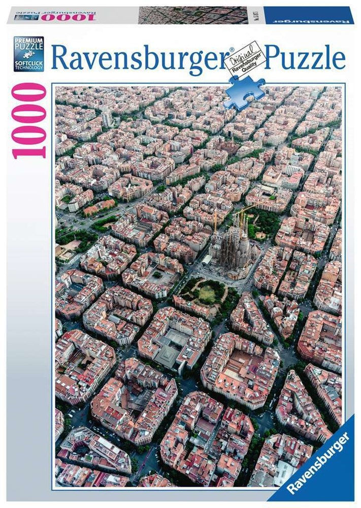 1000pc Barcelona von Oben Puzzle