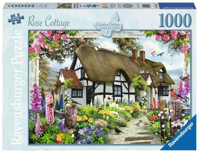 1000pc Rose Country Cottage