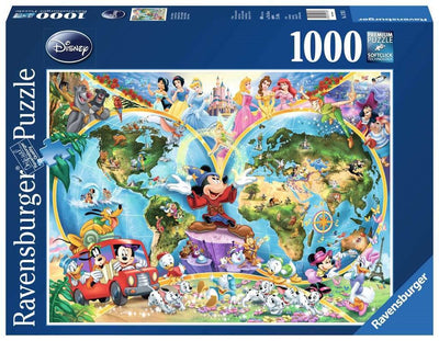 1000pc Disneys World Map Puzzle