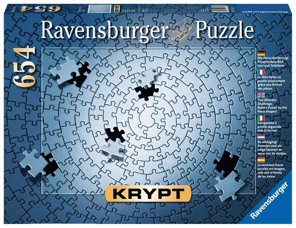 654pc KRYPT Silver Spiral Puzzle