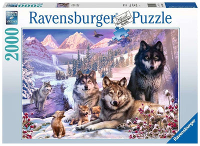 2000pc Wolves in the Snow