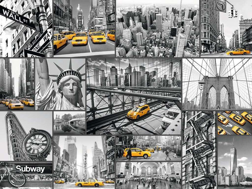 1500pc New York Cabs Puzzle