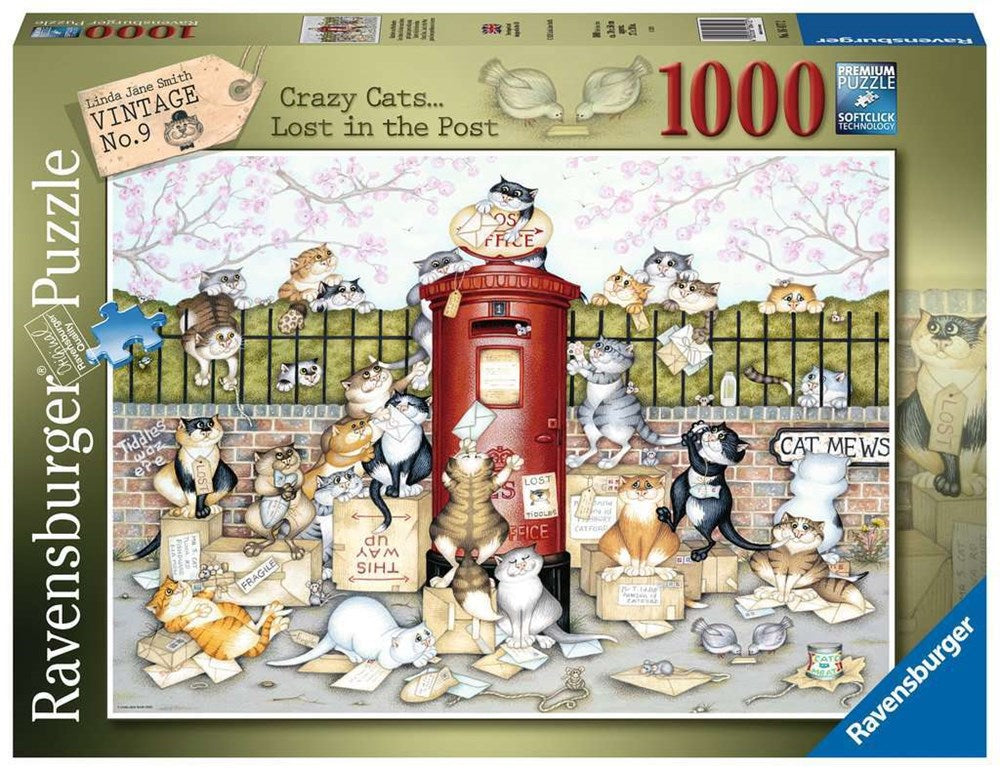 1000pc Crazy Cats? Lost in the Post