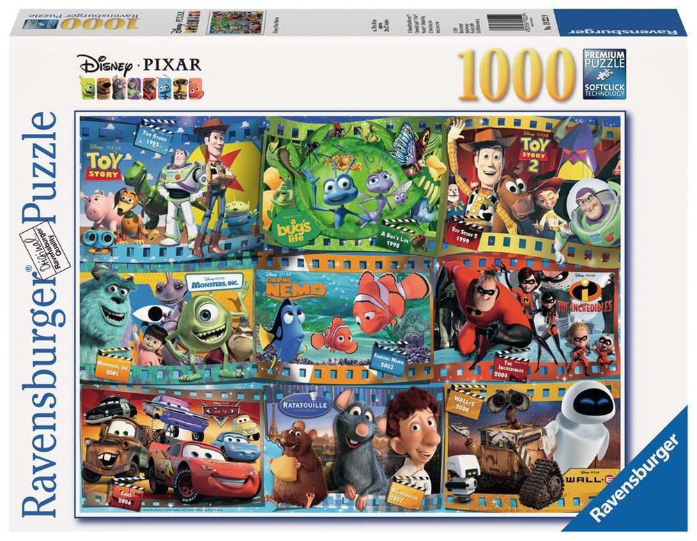 1000pc Disney Pixar Movies 1 Puzzle