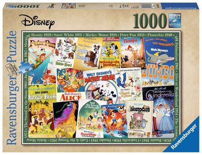 1000pc Disney Vintage Movie Posters Puzzle