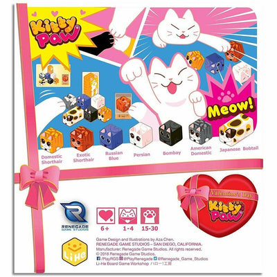 Board Games - Board Games Kitty Paw Valentines Day