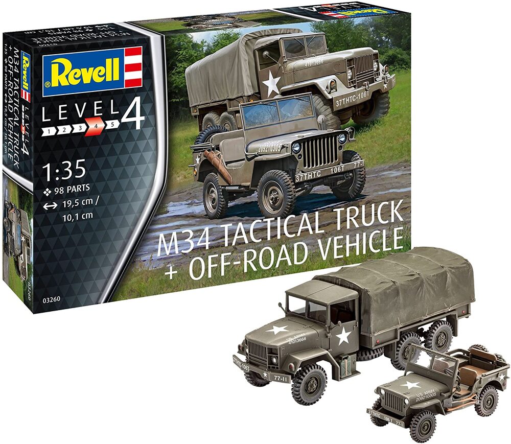 Revell - 1/35 M34 Tactical Truck & Off-Road  Vehicle