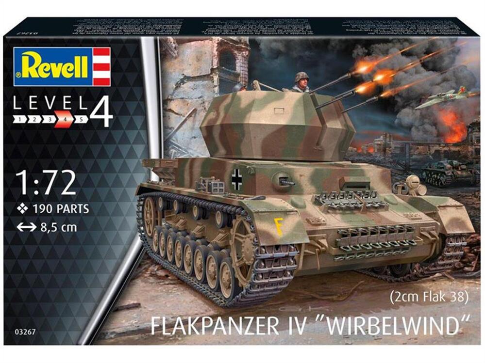 Revell - 1/72 Flakpanzer IV "Wirbelwind" (2cm  FlaK 38)