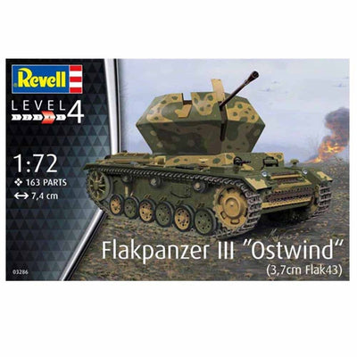1/72 Flakpanzer III   Ostwind    3.7cm Flak 43