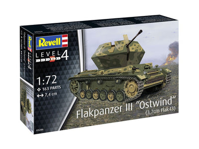 1/72 Flakpanzer III   Ostwind    3.7cm Flak 43