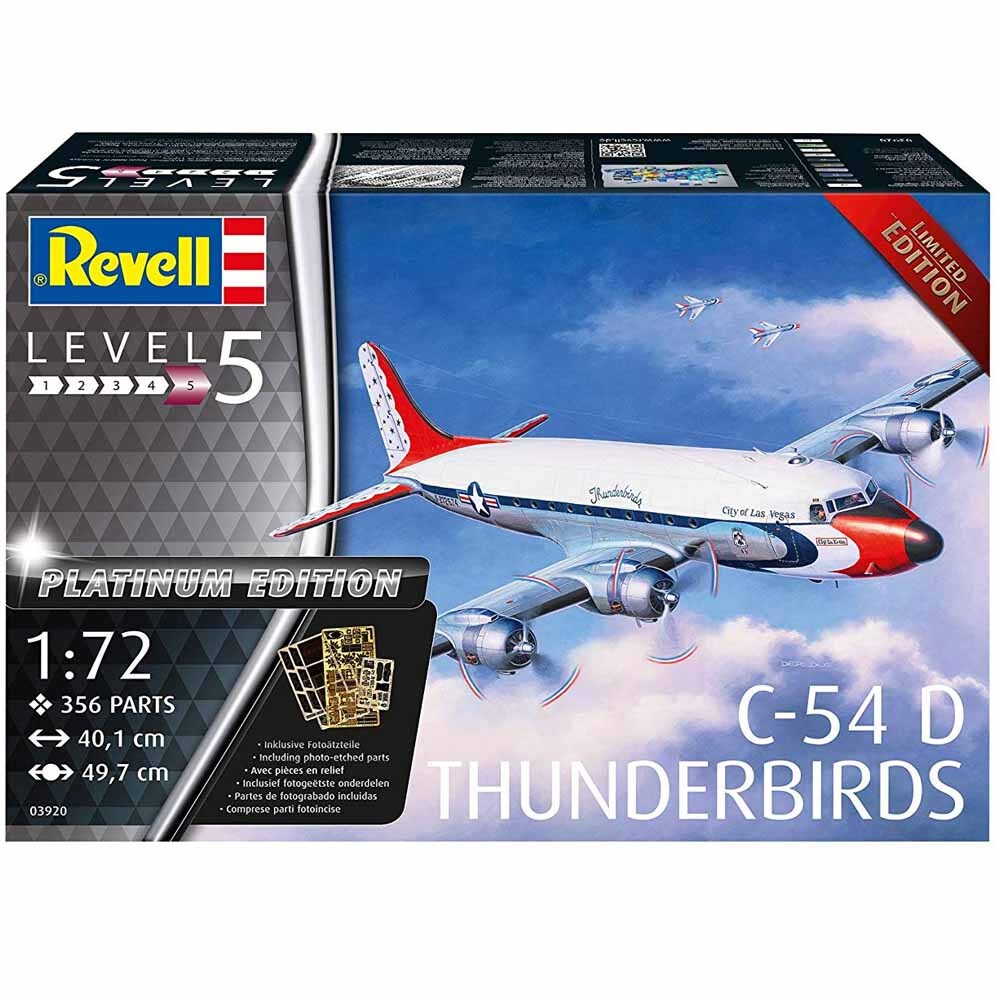 Revell - 1/72 C-54D Thunderbirds (Platinum  Edition)