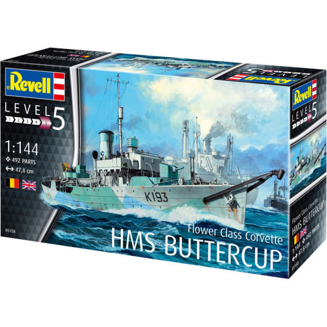 Revell - 1/144 Flower Class Corvette HMS  Buttercup