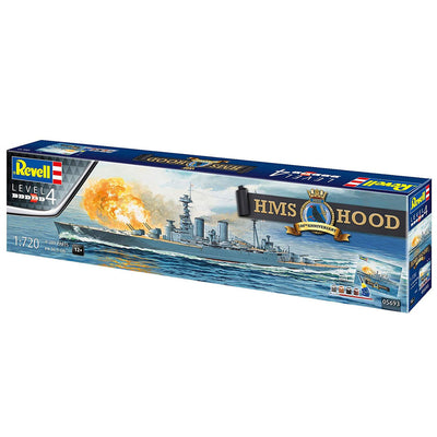 Revell - 1/720 HMS Hood Gift Set