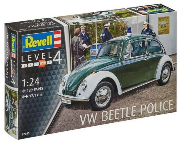 Revell - 1/24 Volkswagen Beetle Police