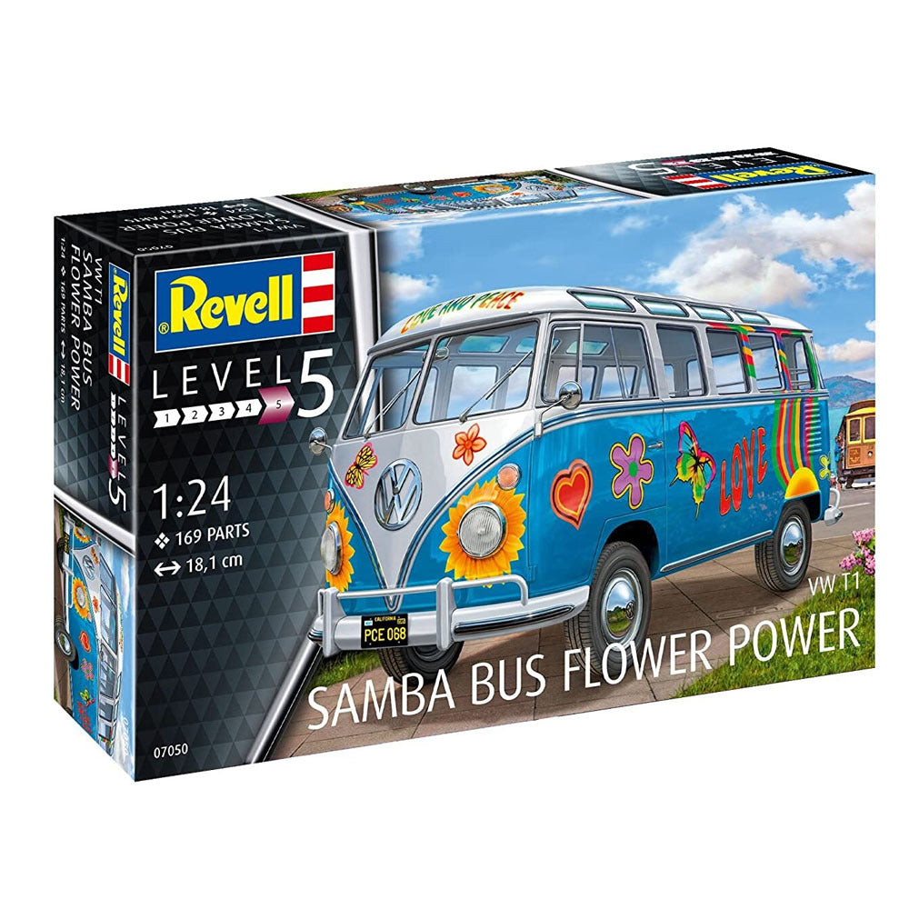 Revell - 1/24 VW T1 Samba Bus "Flower Power"