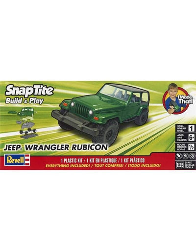 1/25 Snap Tite Build and Play/ Jeep  Wrangler Rubicon