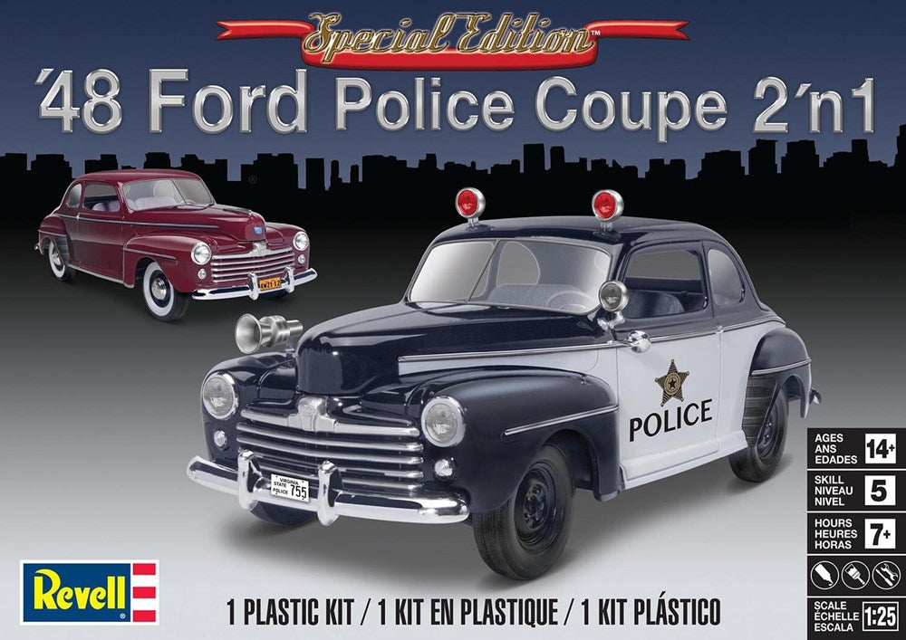 1/25 1948 Ford Police Coupe 2 n 1