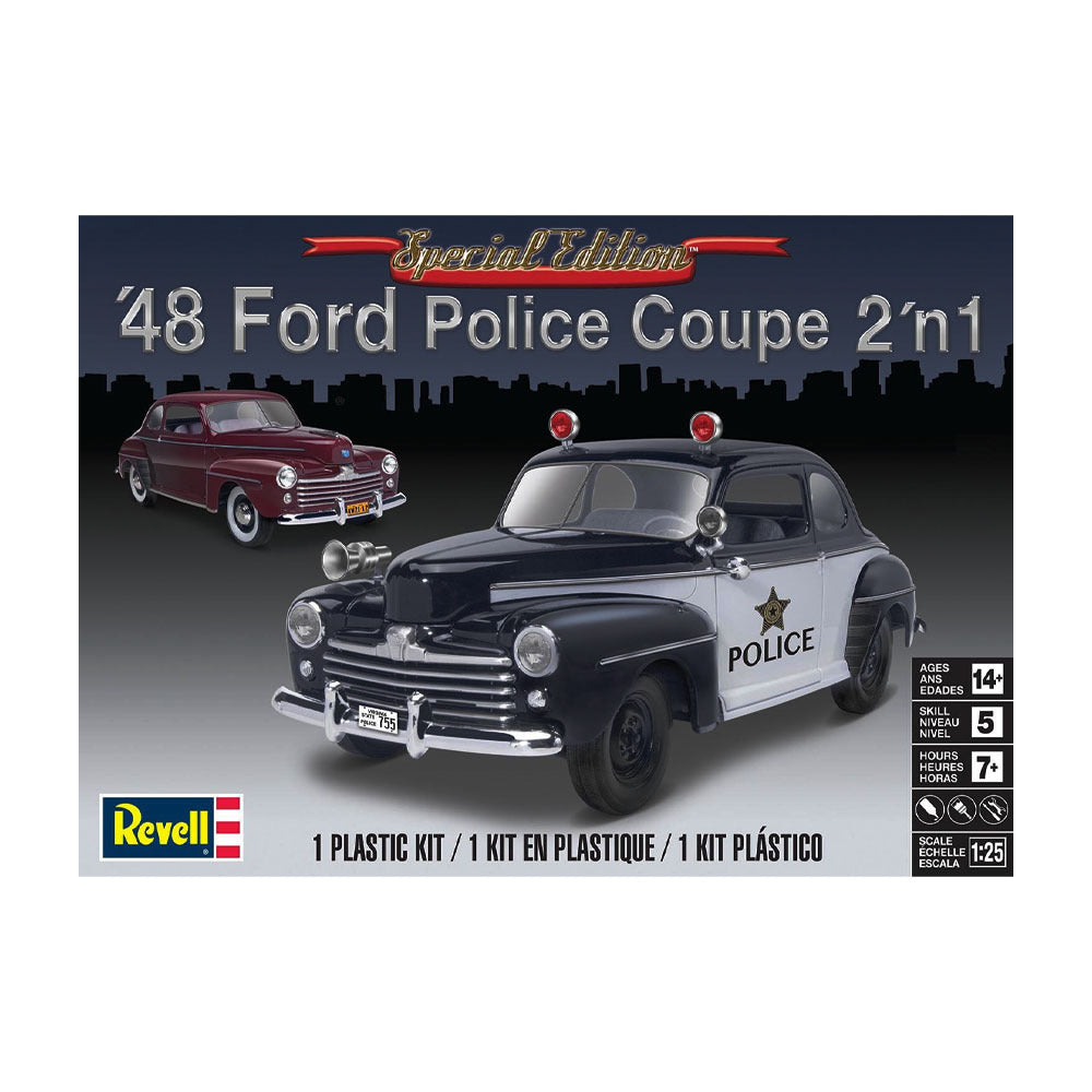 1/25 1948 Ford Police Coupe 2 n 1