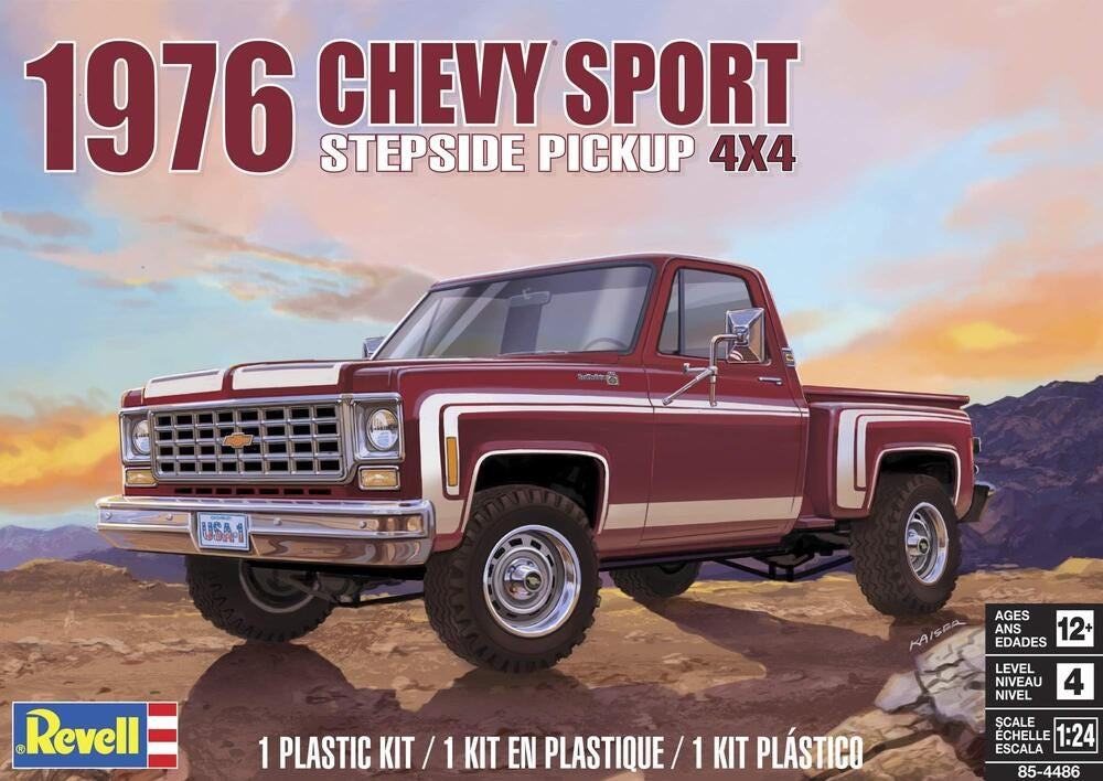 1/24 1976 Chevy Sport Stepside Pickup 4x4