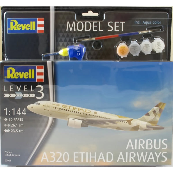 Revell - 1/144 Airbus A320 Etihad Airways  Model Set
