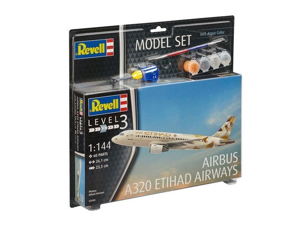 Revell - 1/144 Airbus A320 Etihad Airways  Model Set