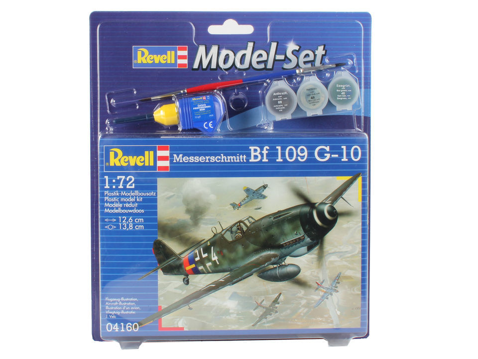 Revell - 1/72 Messerschmitt Bf109G-10  Model Set
