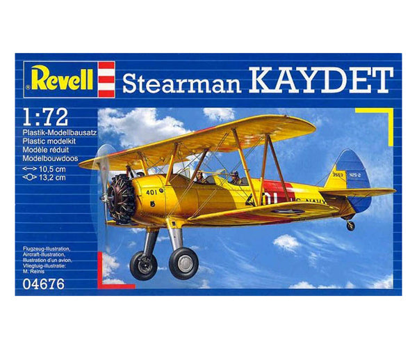 Revell - 1/72 Stearman Pt-13D Kaydet Model  Set