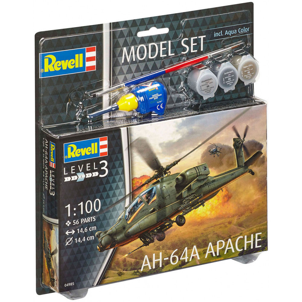Revell - 1/100 AH-64A Apache  Model Set