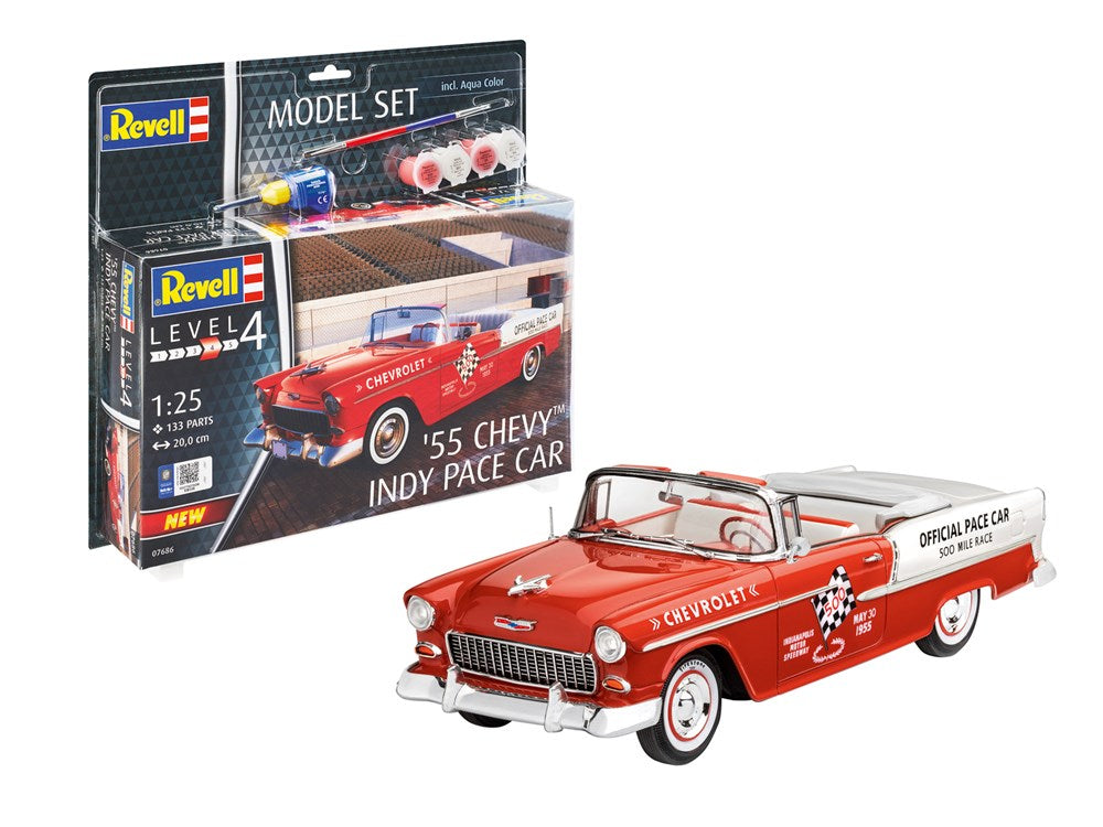 1/25 1955 Chevy Indy Pace Car  Model Set