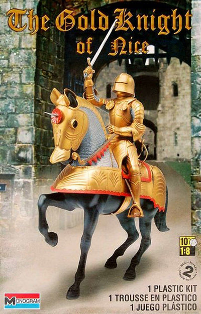 Revell - 1/8 Gold Knight of Nice With Horse