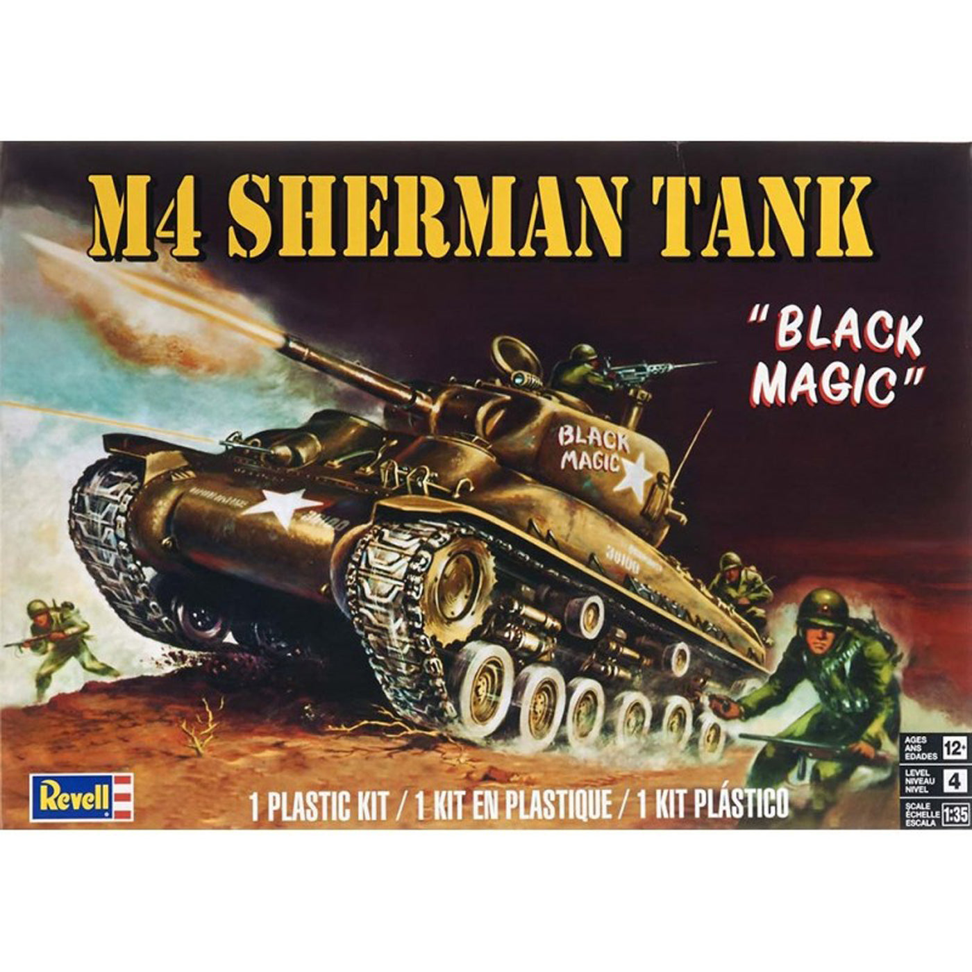 Revell - 1/35 M-4 Sherman Tank "Black Magic"