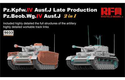 5033 1/35 Pz.kpfw.IV Ausf.J late production /Pz.beob.wg.IV Ausf.J w/workable track links