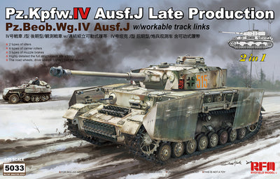 5033 1/35 Pz.kpfw.IV Ausf.J late production /Pz.beob.wg.IV Ausf.J w/workable track links