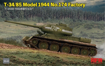 5040 T34/85 Model 1944 No.174 Factory Plastic Model Kit