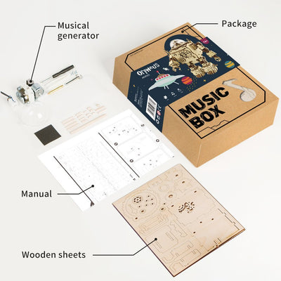 Orpheus Music Box 3D Kit