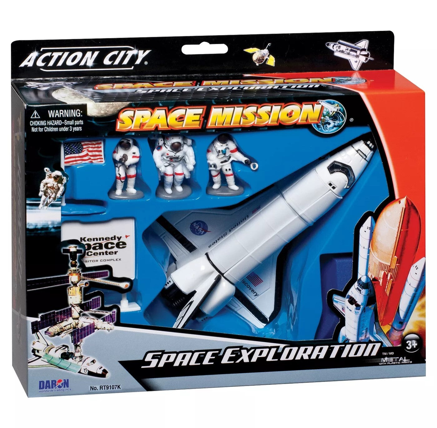 Realtoy - Realtoy Space Shuttle Playset w/Kennedy (7pcs)
