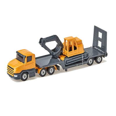 Low Loader with Excavator