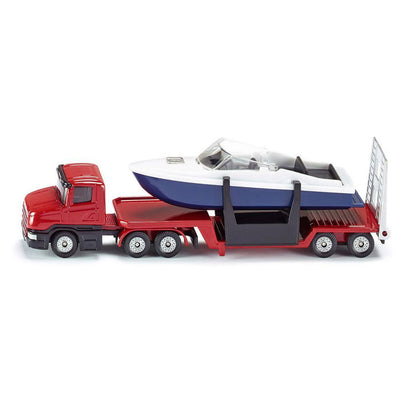Low Loader with Boat