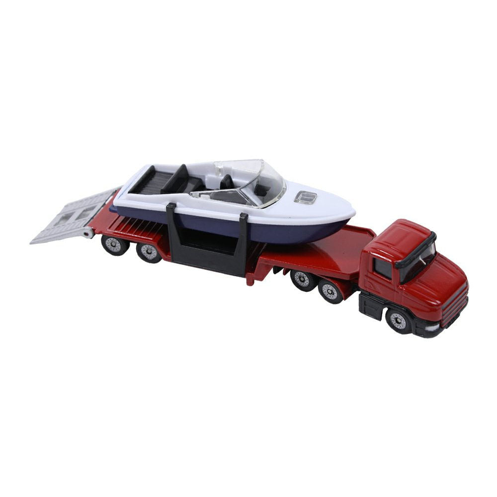 Low Loader with Boat