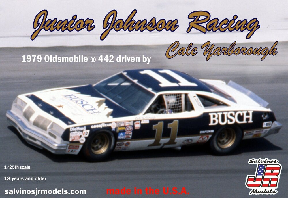 JJO1979D 1/25 Junior Johnson Racing 11 Olds 1979 Olds 442 Plastic Model Kit