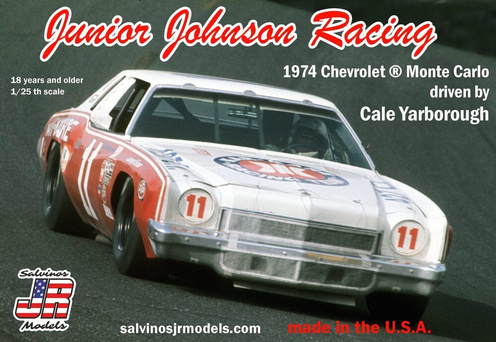 JJMC1974B 1/25 Junior Johnson Racing 11 Chevy 1974 Monte Carlo Plastic Model Kit