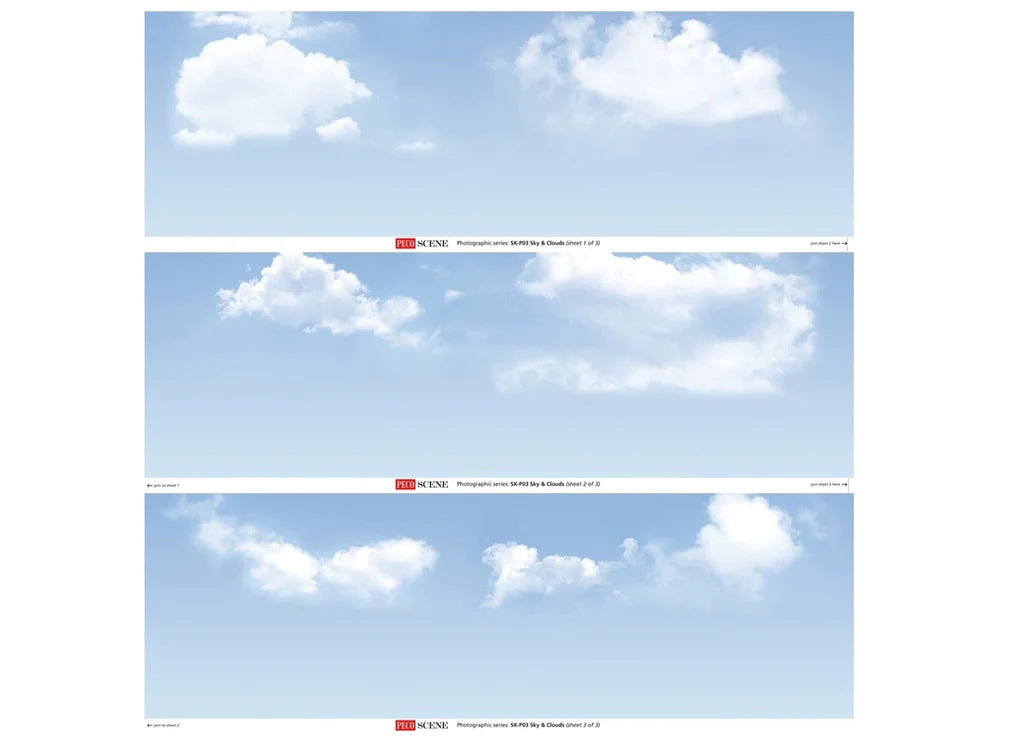 OO Sky and Clouds Photographic Backscene