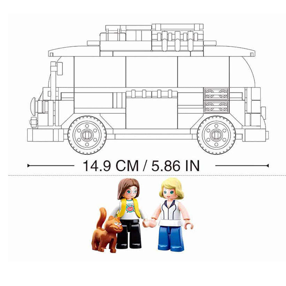 Model Bricks 233pc Camper Van