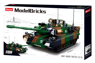 Model Bricks 766pc Leopard 2A5 Main Battle Tank