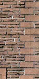 Red Sandstone Coursers Walling